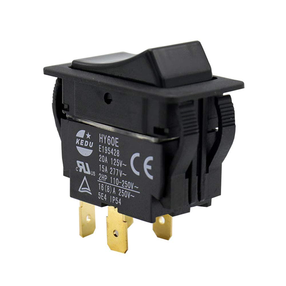 2Pcs KEDU HY60E 4Pins Push Button Switch ON Off Electric Tool